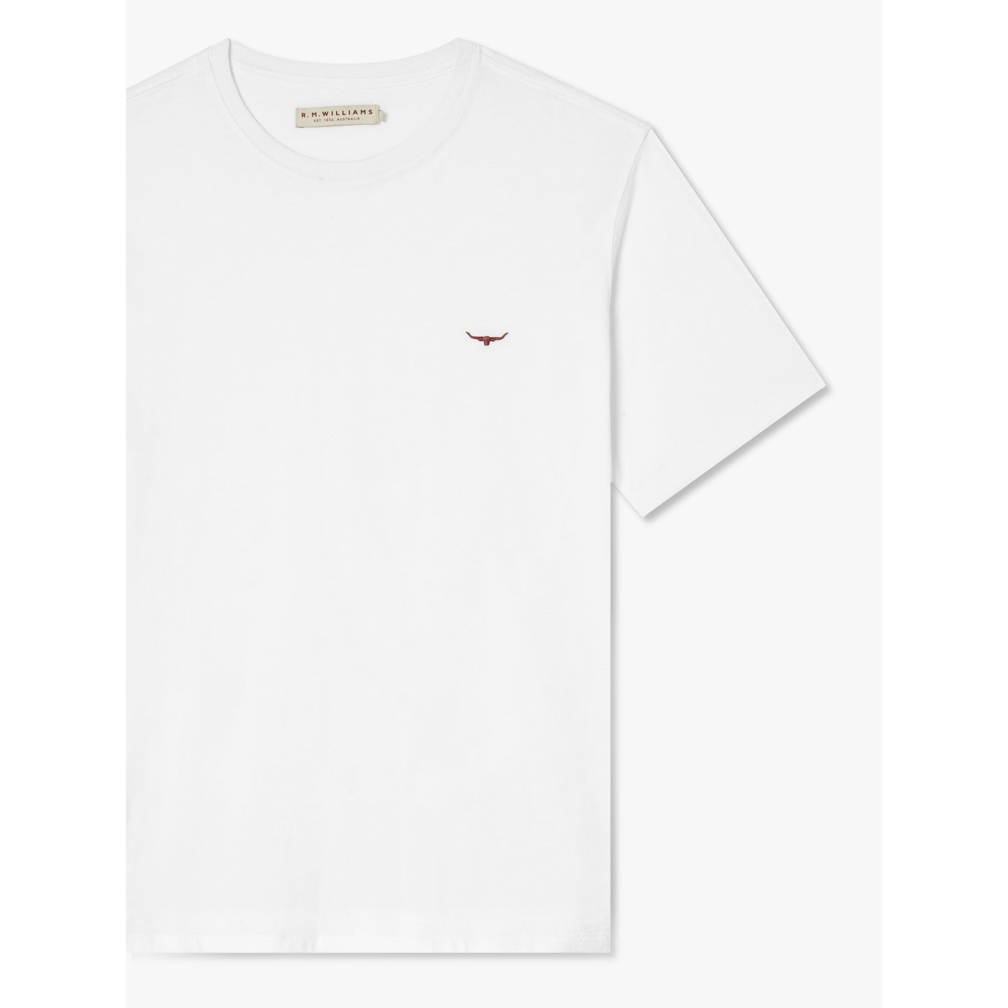 RM Williams White Parson T-Shirt