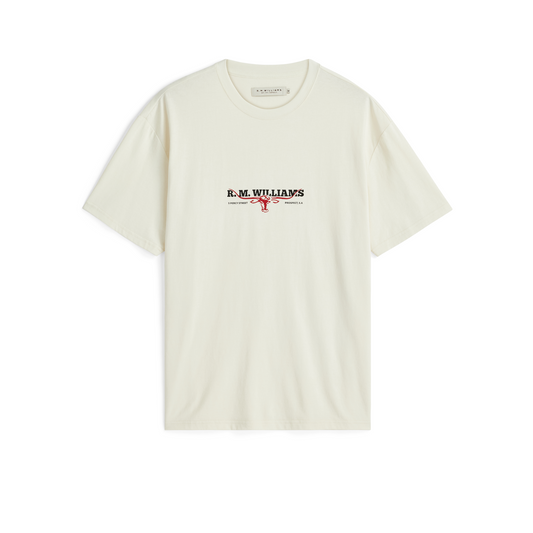 RM Williams Holt Vintage White T-Shirt