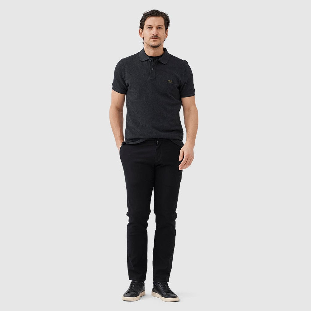 Rodd & Gunn The Gunn Charcoal Polo Polo Shirt