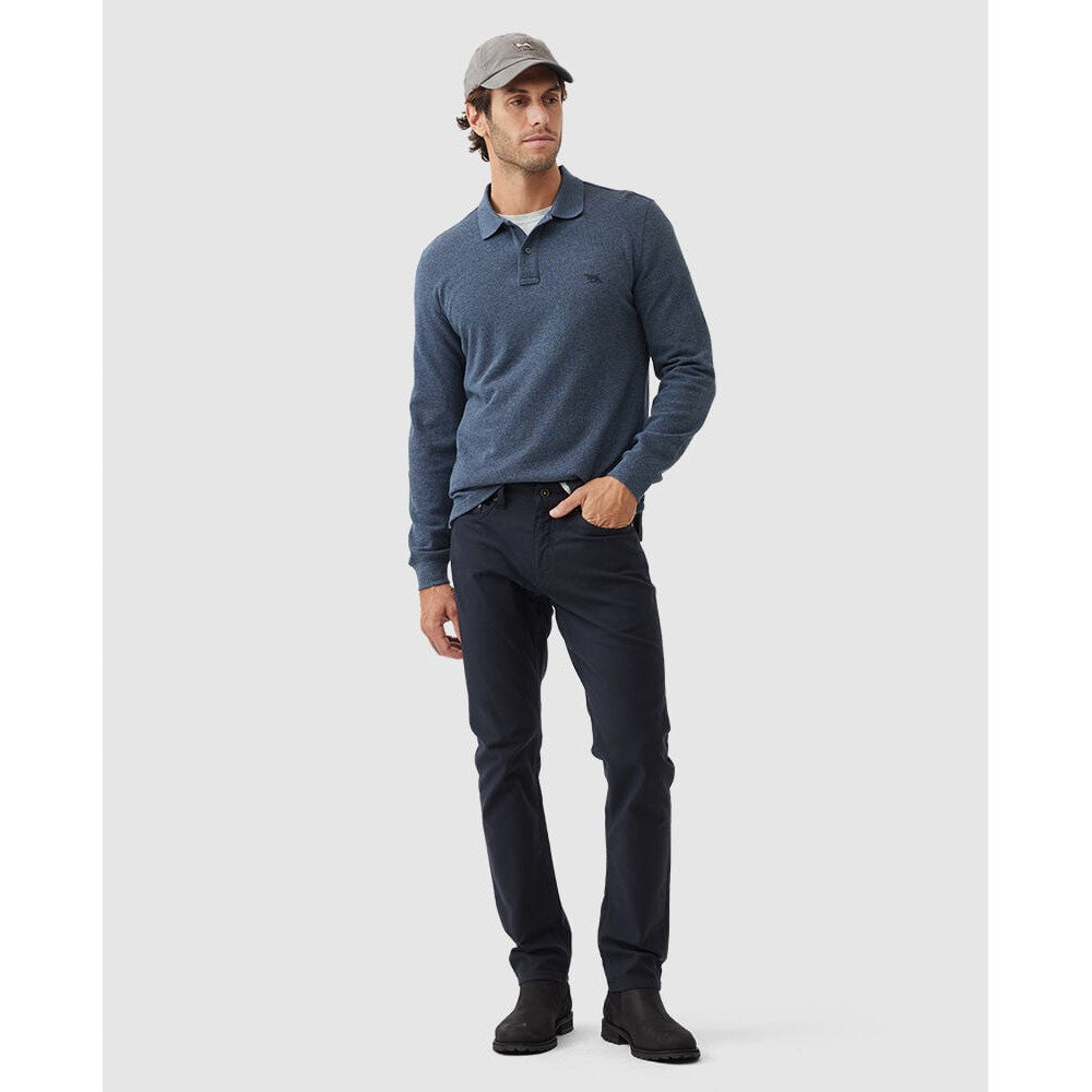 Rodd & Gunn Long Sleeve Gunn Marine Polo