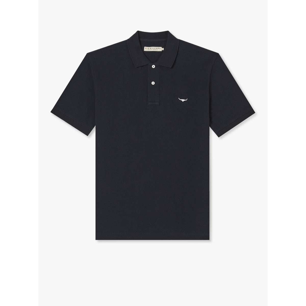 RM Williams Rod Navy Polo Shirt