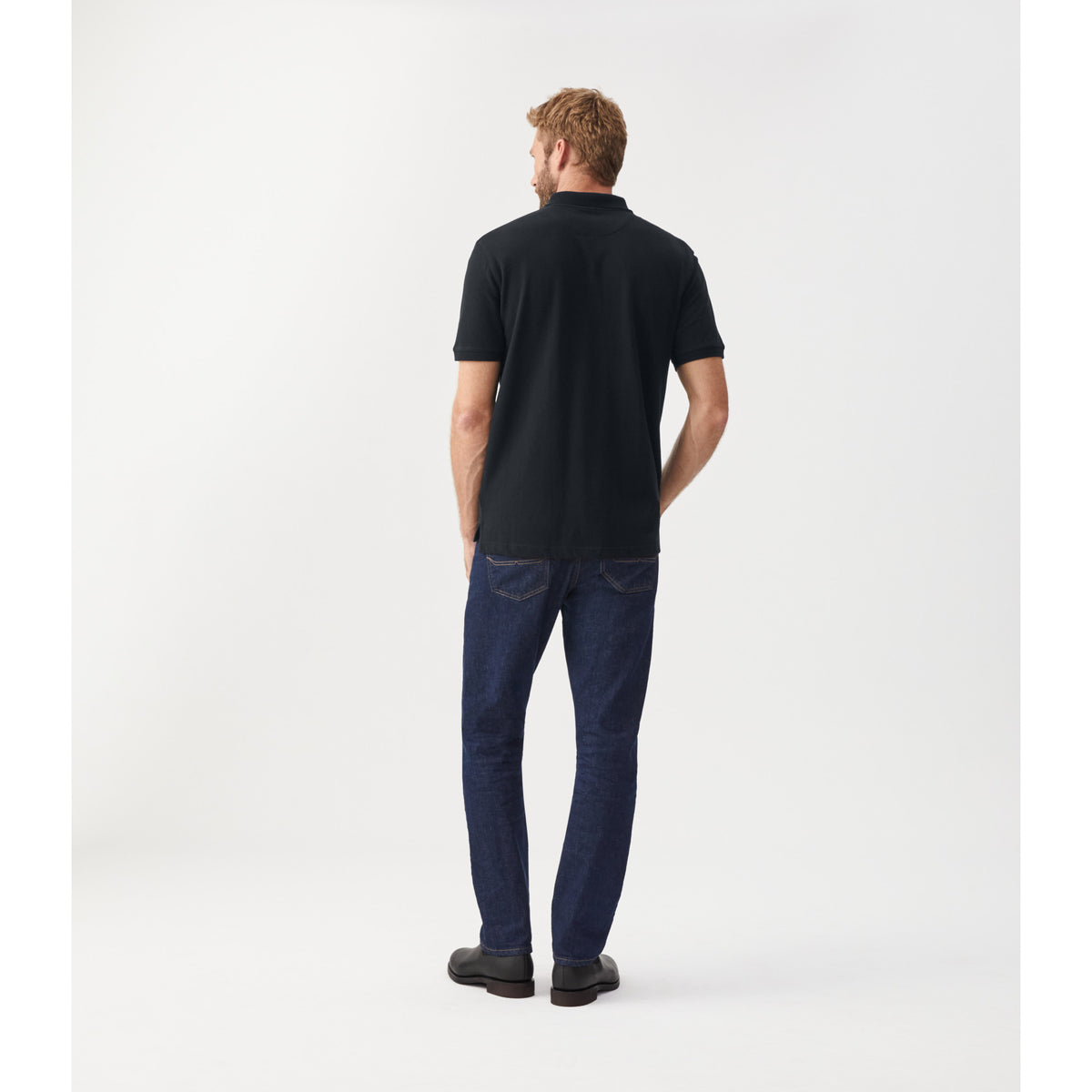 RM Williams Rod Navy Polo Shirt