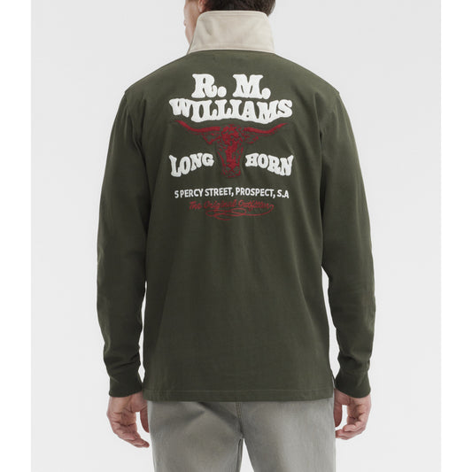 RM Williams Kandos Dark Khaki Rugby
