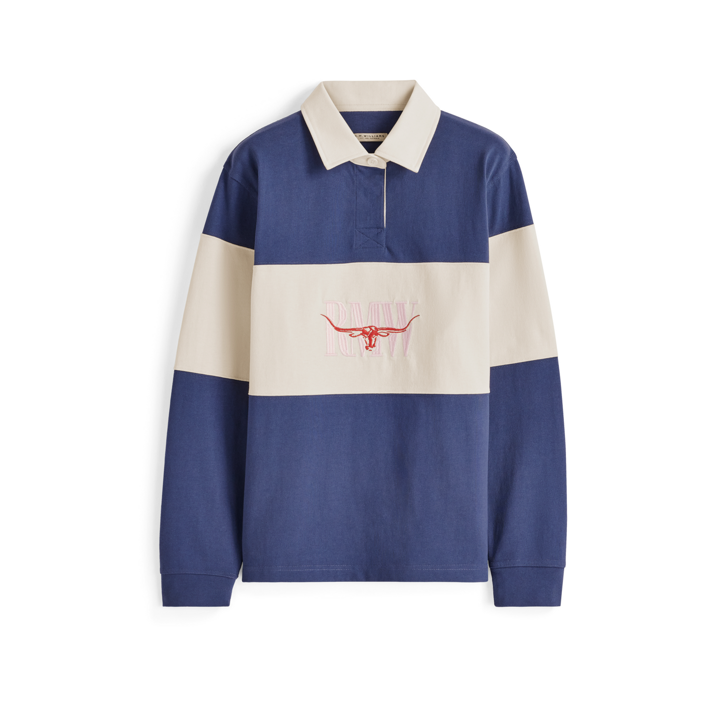 RM Williams Narran Heritage Blue 3 Panel Rugby