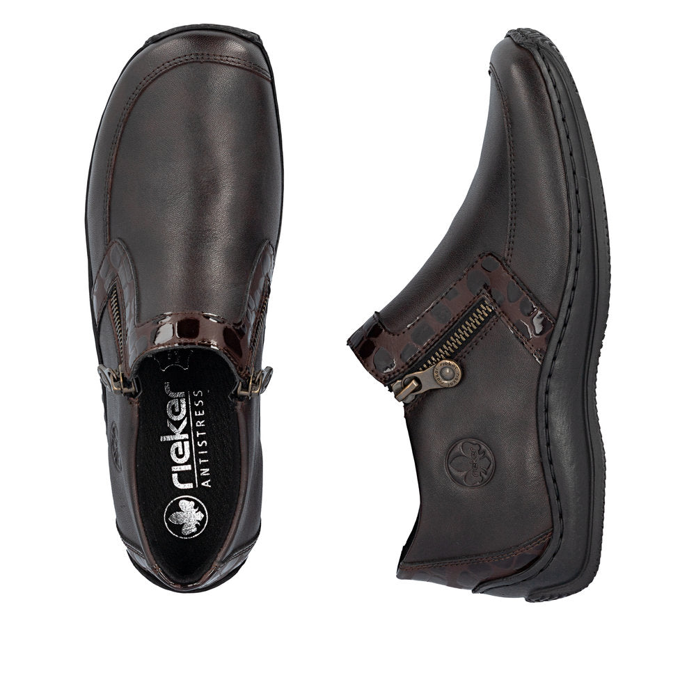Rieker L1773-25 Brown Short Boots
