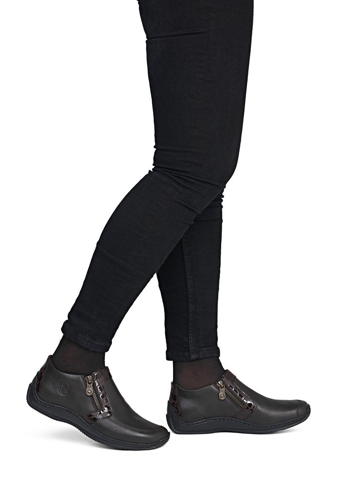 Rieker L1773-25 Brown Short Boots