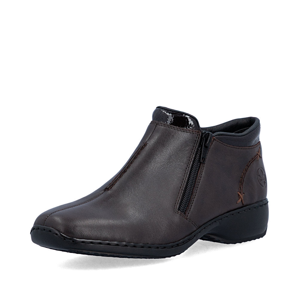 Rieker L3882-25 Brown Short Boots