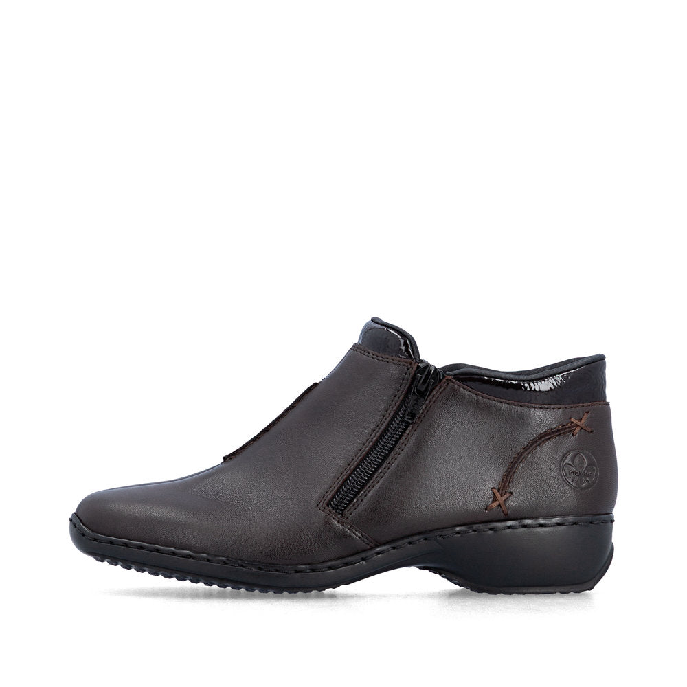 Rieker L3882-25 Brown Short Boots