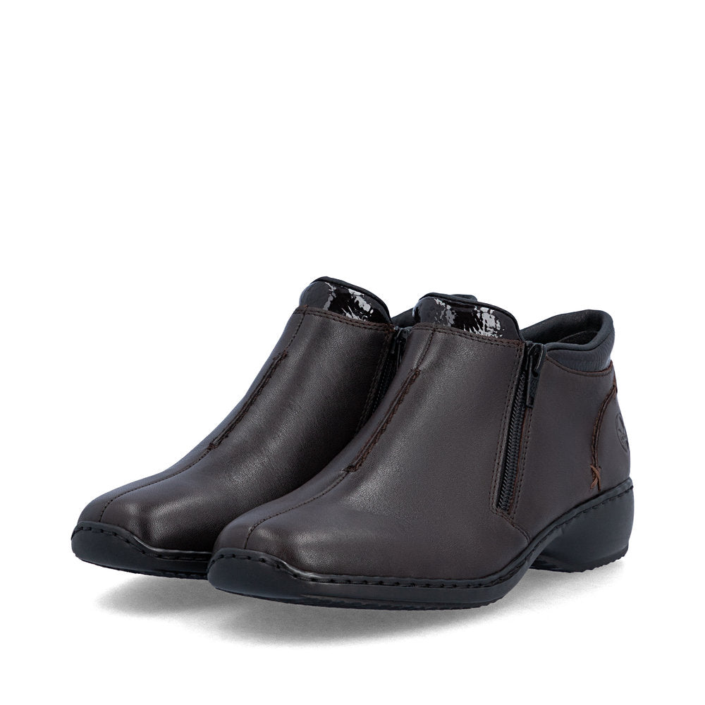 Rieker L3882-25 Brown Short Boots