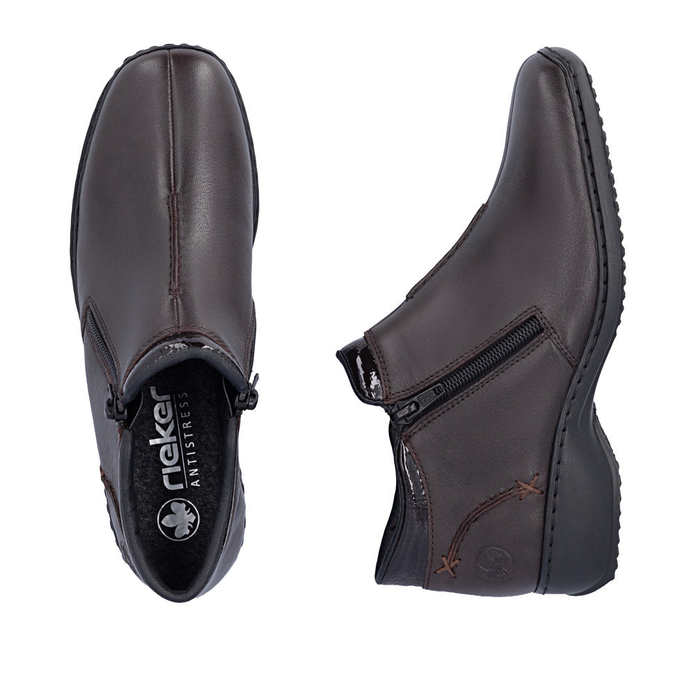 Rieker L3882-25 Brown Short Boots