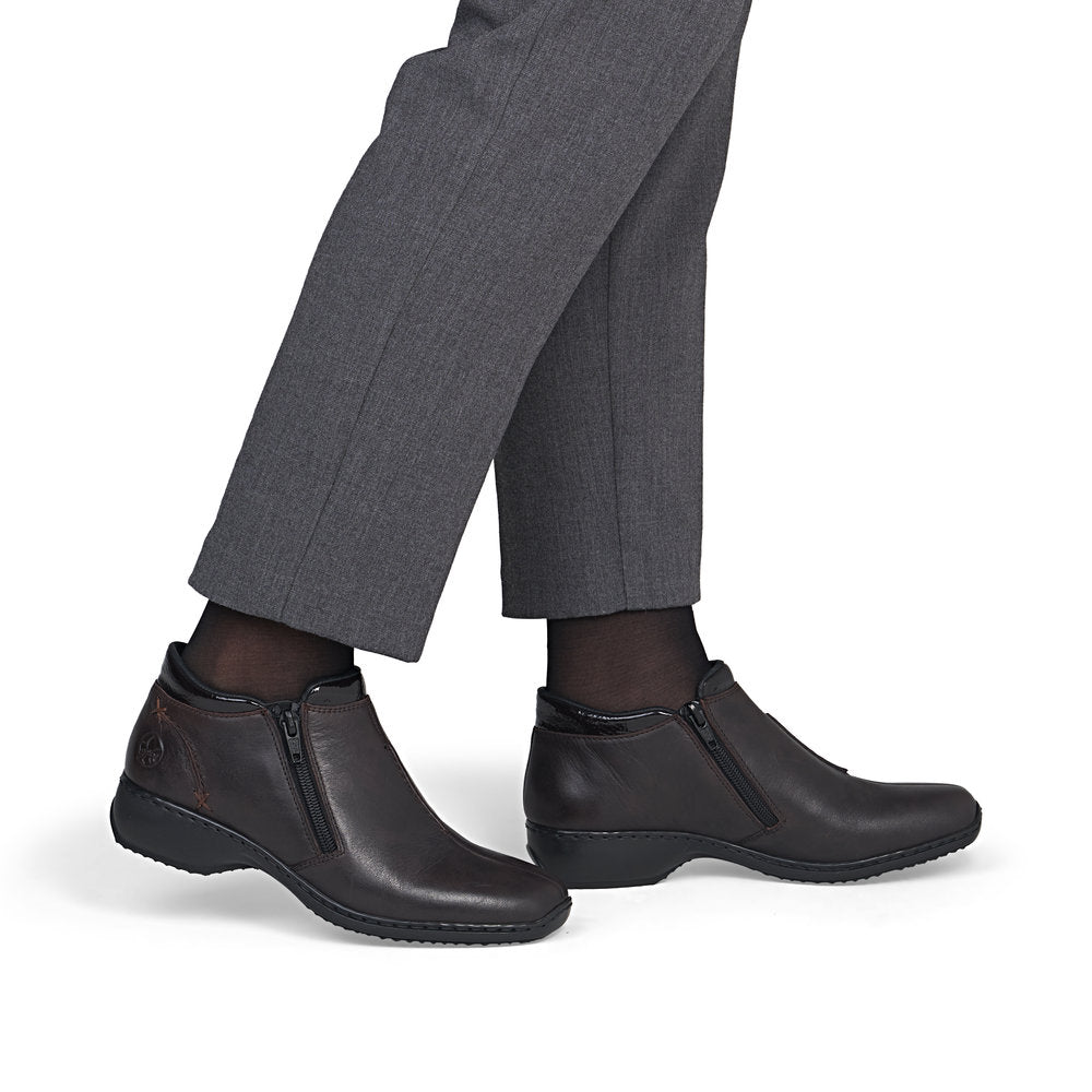 Rieker L3882-25 Brown Short Boots