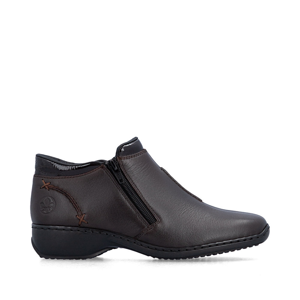 Rieker L3882-25 Brown Short Boots