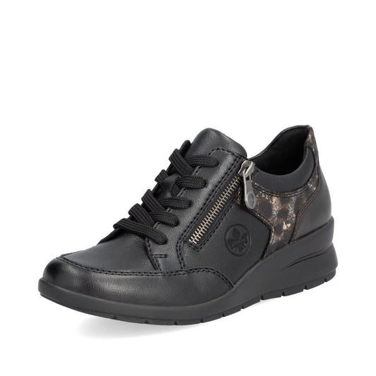 Rieker L4801-00 Black Casual Shoes