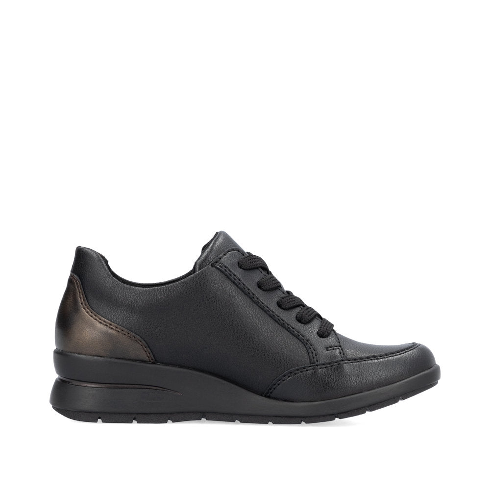 Rieker L4801-00 Black Casual Shoes