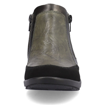 Rieker L4851-52 Dagmar Black/Ivy/Antique/Forest Boots