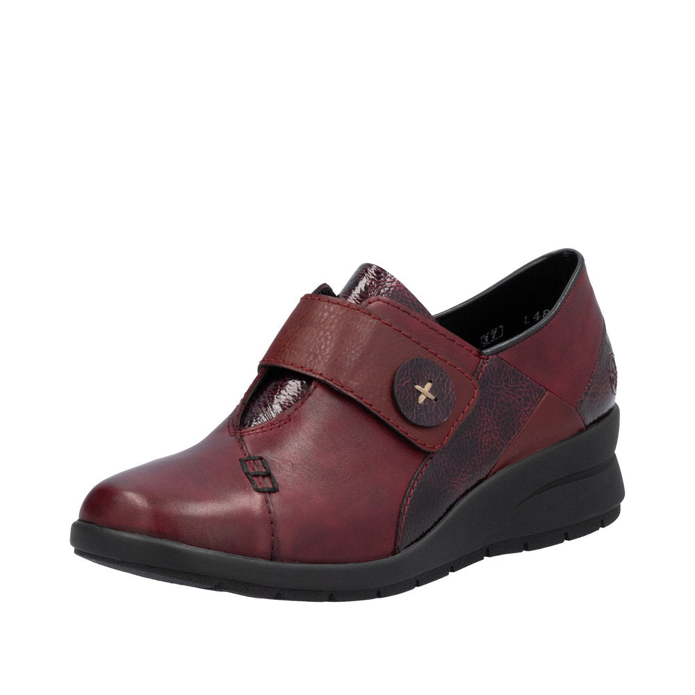 Rieker L4856-35 Wine Casual Shoes