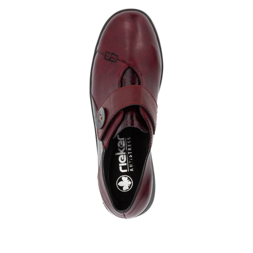 Rieker L4856-35 Wine Casual Shoes