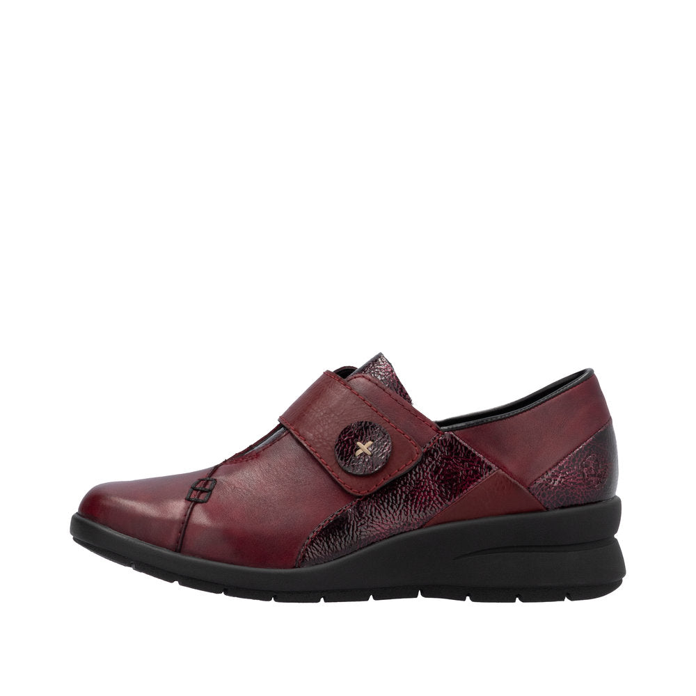 Rieker L4856-35 Wine Casual Shoes