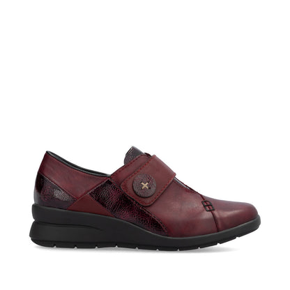 Rieker L4856-35 Wine Casual Shoes