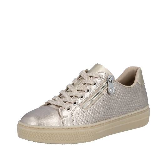 Rieker L5955-90 Pale Gold Trainers