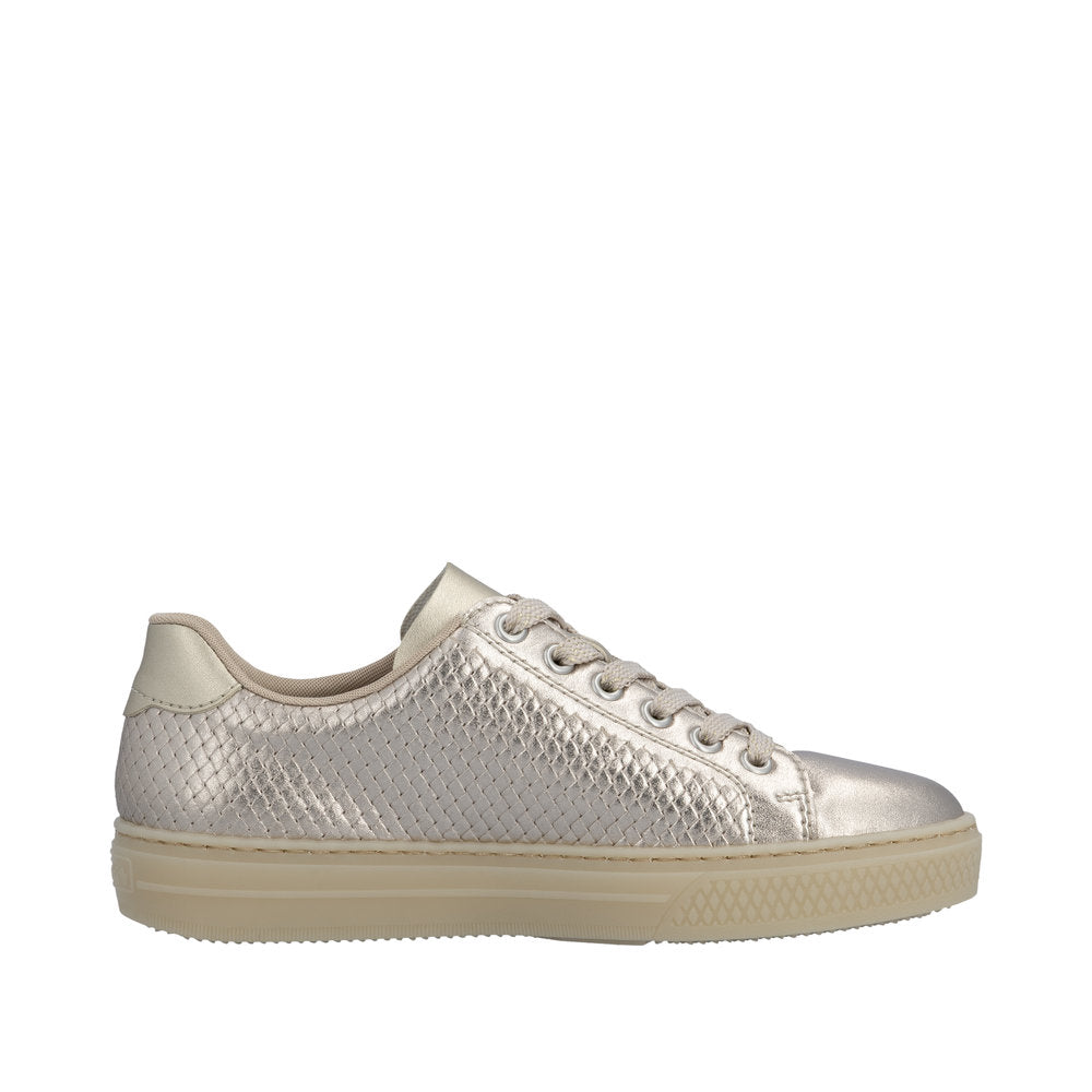 Rieker L5955-90 Pale Gold Trainers