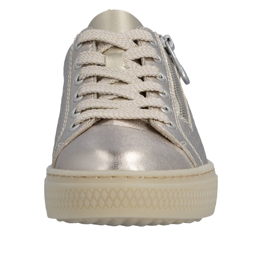 Rieker L5955-90 Pale Gold Trainers