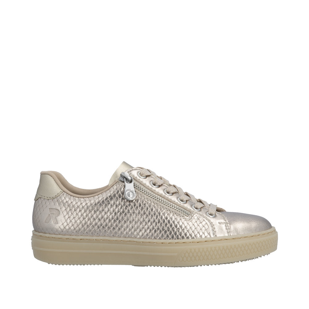 Rieker L5955-90 Pale Gold Trainers