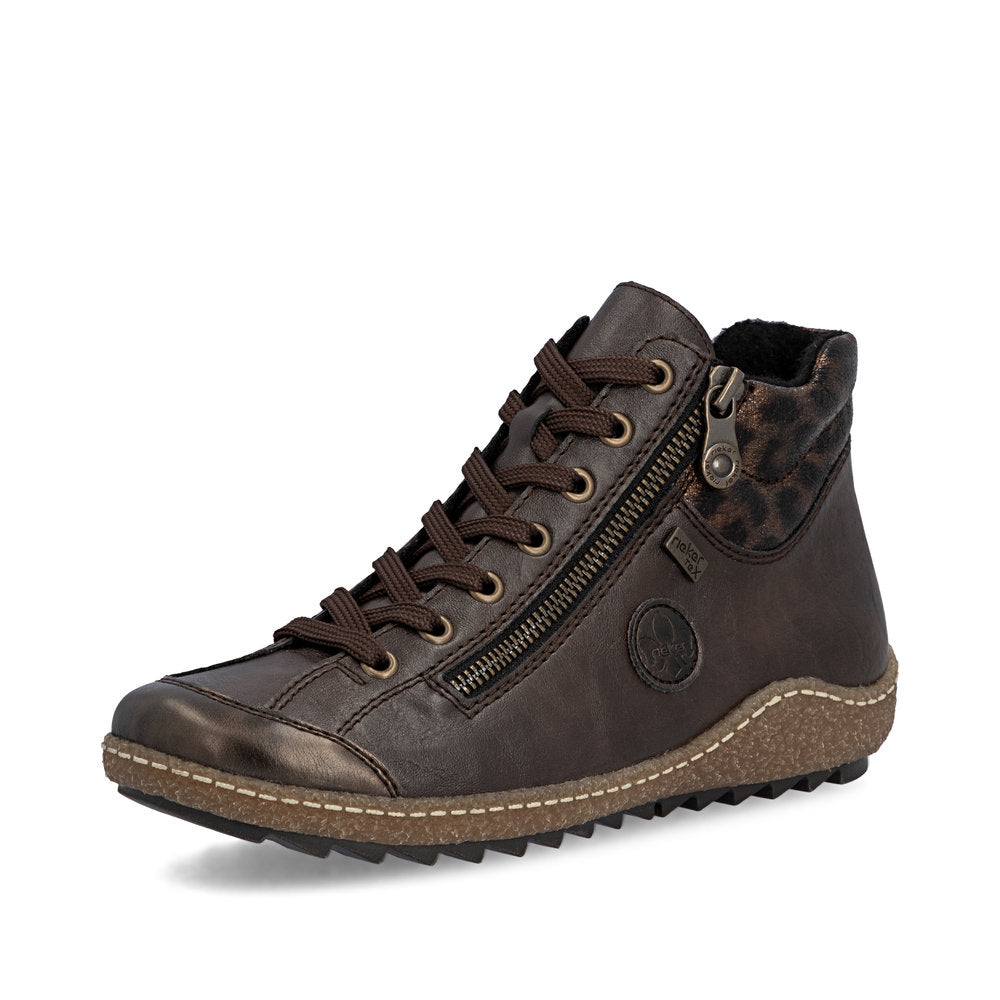 Rieker L7514-25 Brown Mid Height Boots