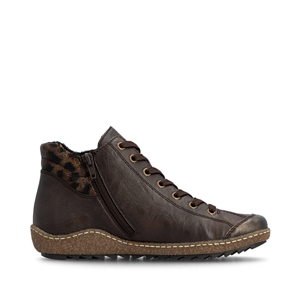 Rieker L7514-25 Brown Mid Height Boots