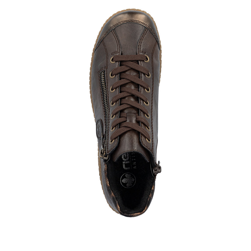 Rieker L7514-25 Brown Mid Height Boots