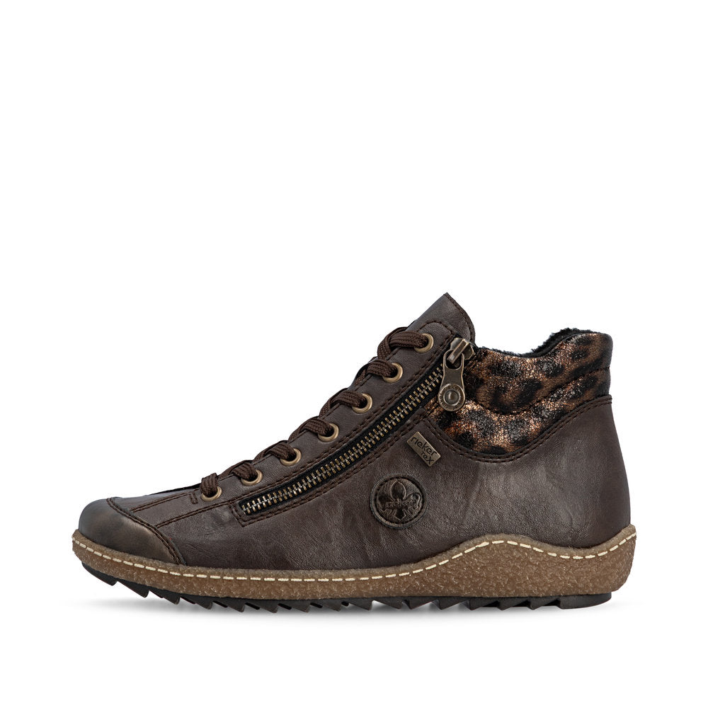 Rieker L7514-25 Brown Mid Height Boots