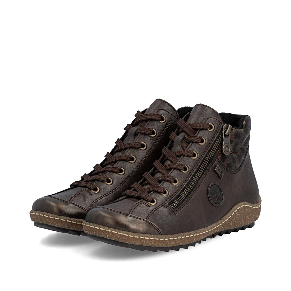 Rieker L7514-25 Brown Mid Height Boots