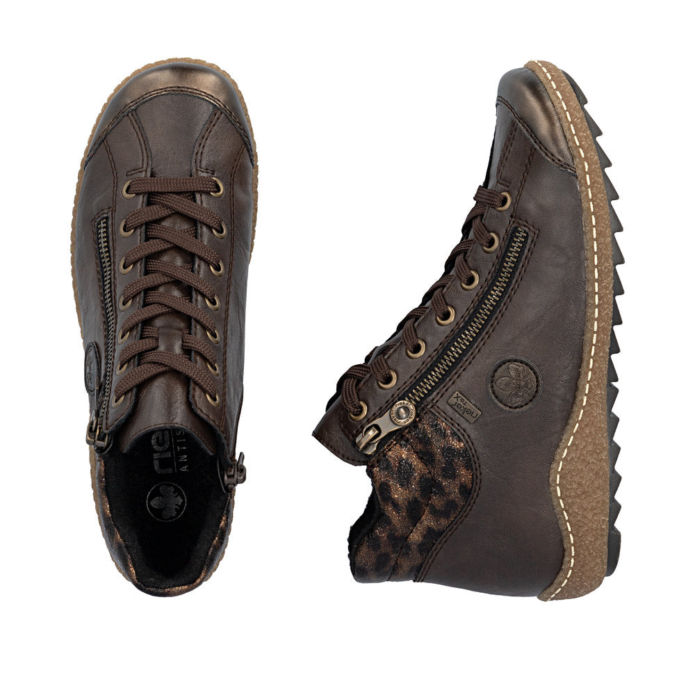 Rieker L7514-25 Brown Mid Height Boots