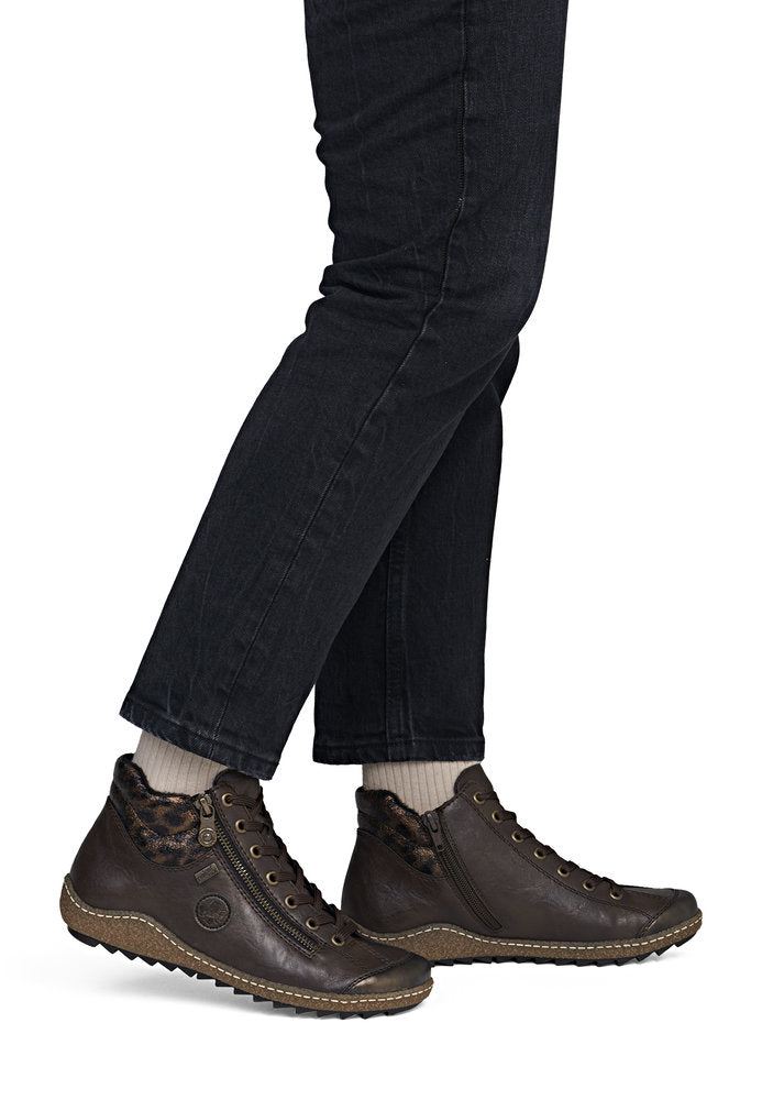 Rieker L7514-25 Brown Mid Height Boots