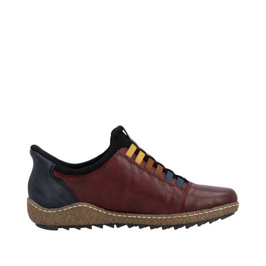 Rieker L7562-35 Wine Casual Shoes