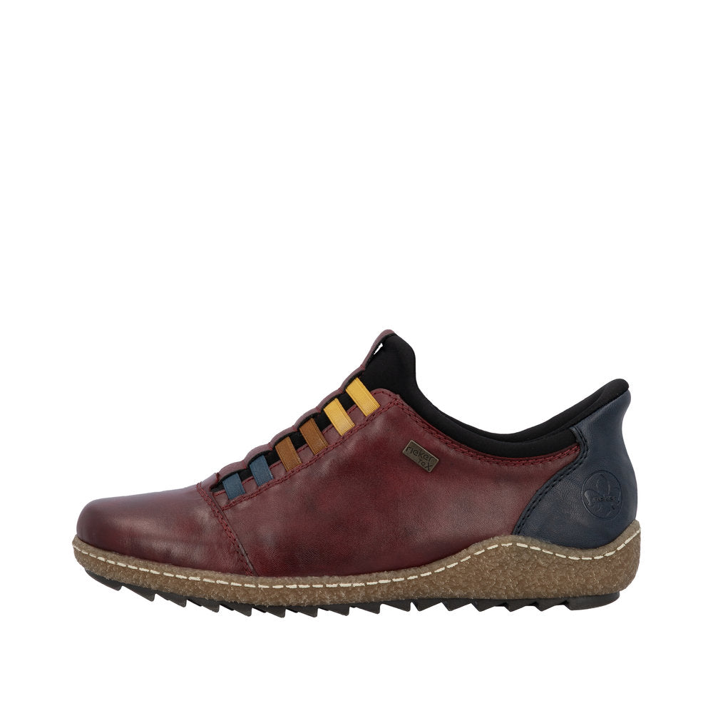 Rieker L7562-35 Wine Casual Shoes
