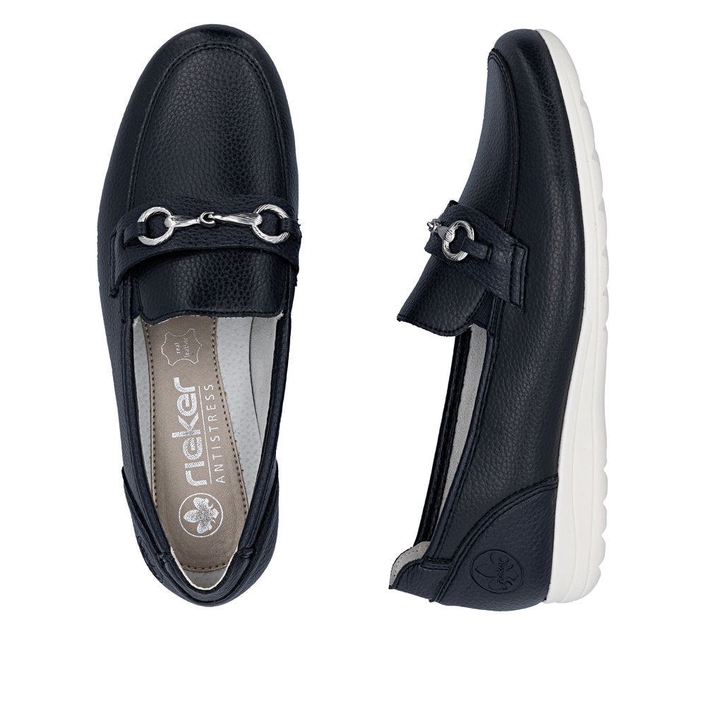 Rieker L9355-14 Pacific Blue Casual Shoes