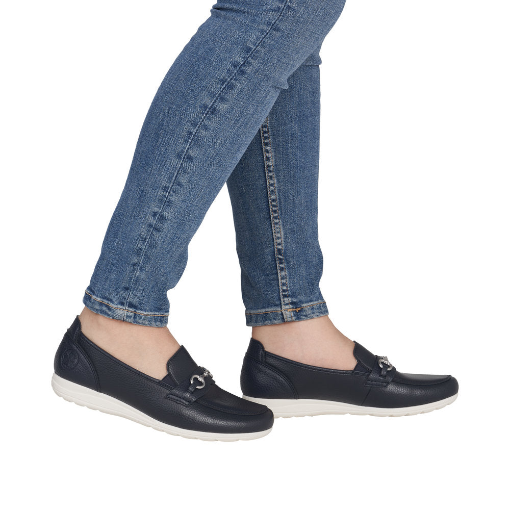 Rieker L9355-14 Pacific Blue Casual Shoes