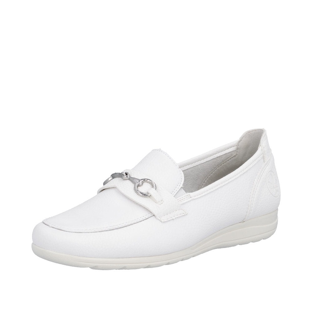 Rieker L9355-80 White Casual Shoes