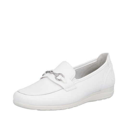 Rieker L9355-80 White Casual Shoes