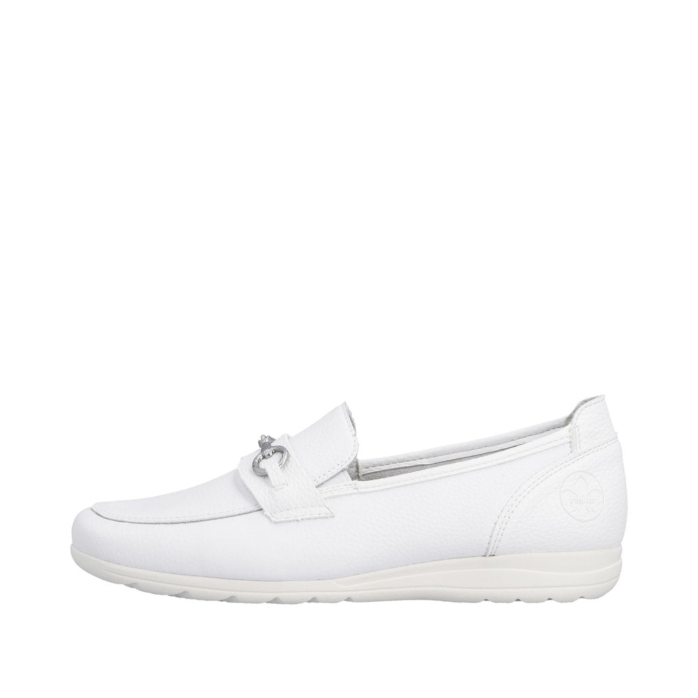 Rieker L9355-80 White Casual Shoes
