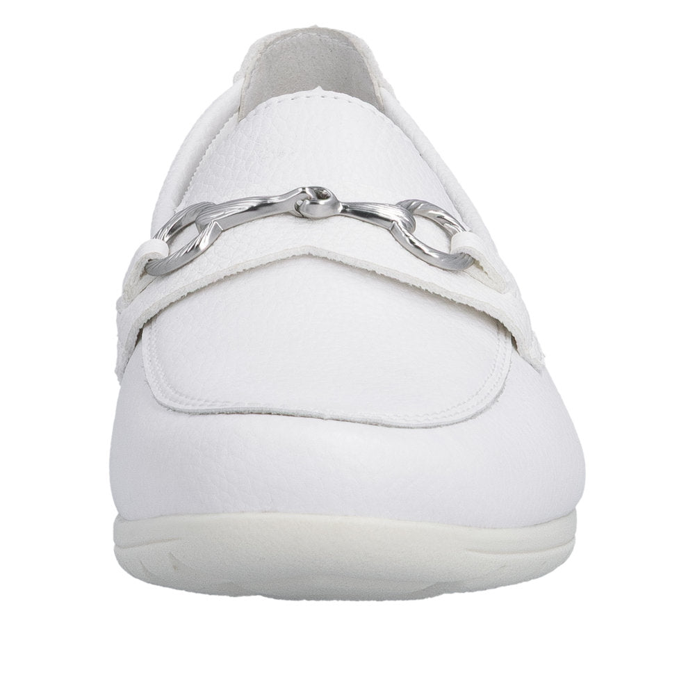 Rieker L9355-80 White Casual Shoes
