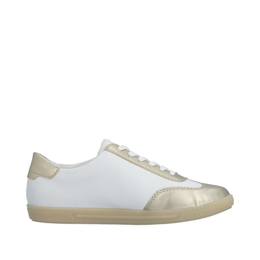 Rieker L9700-81 Pale Gold White Trainers