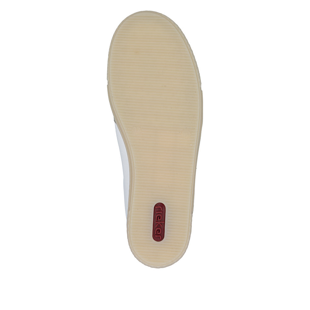 Rieker L9700-81 Pale Gold White Trainers