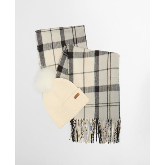 Barbour Dover Hat & Scarf Set