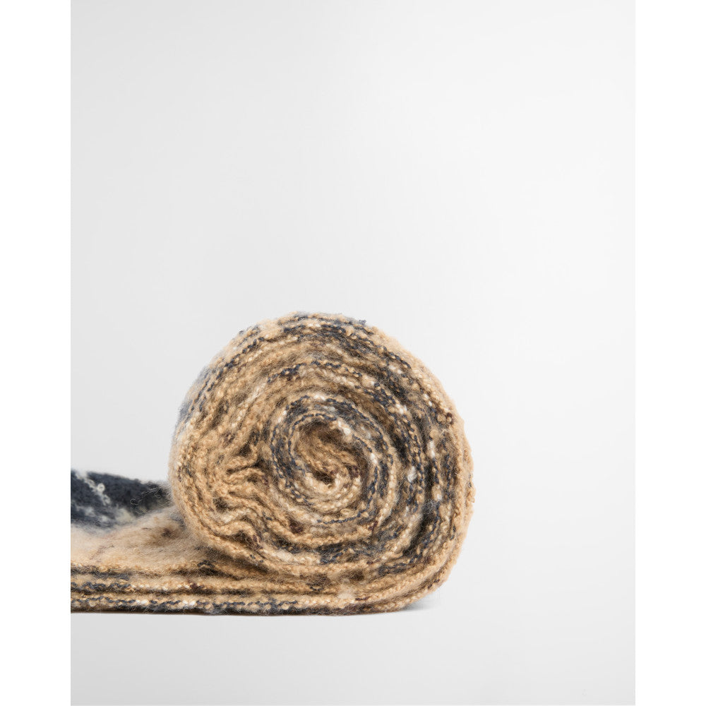 Barbour Saltburn Birchwood Beanie & Tartan Scarf Gift Set