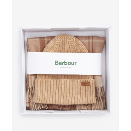 Barbour Aubrey Beanie And Scarf Gift Set