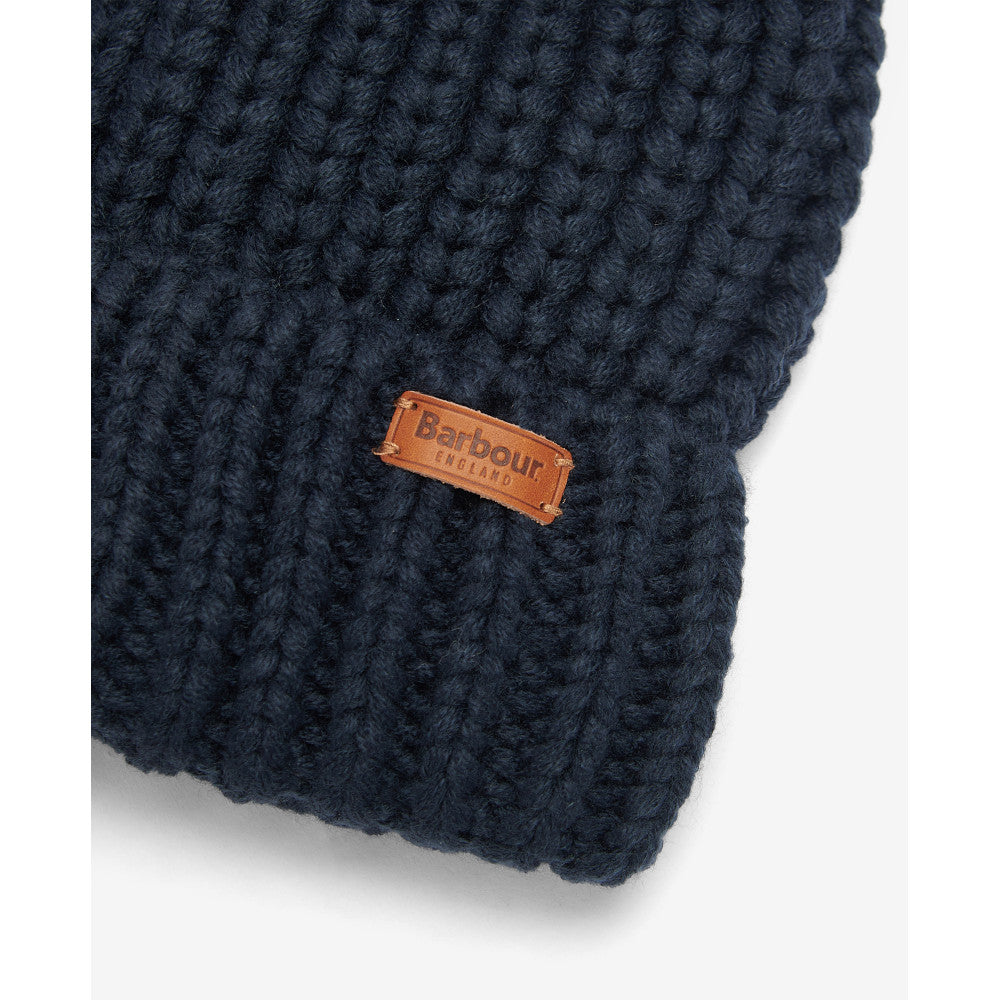 Barbour Saltburn Navy Beanie Hat