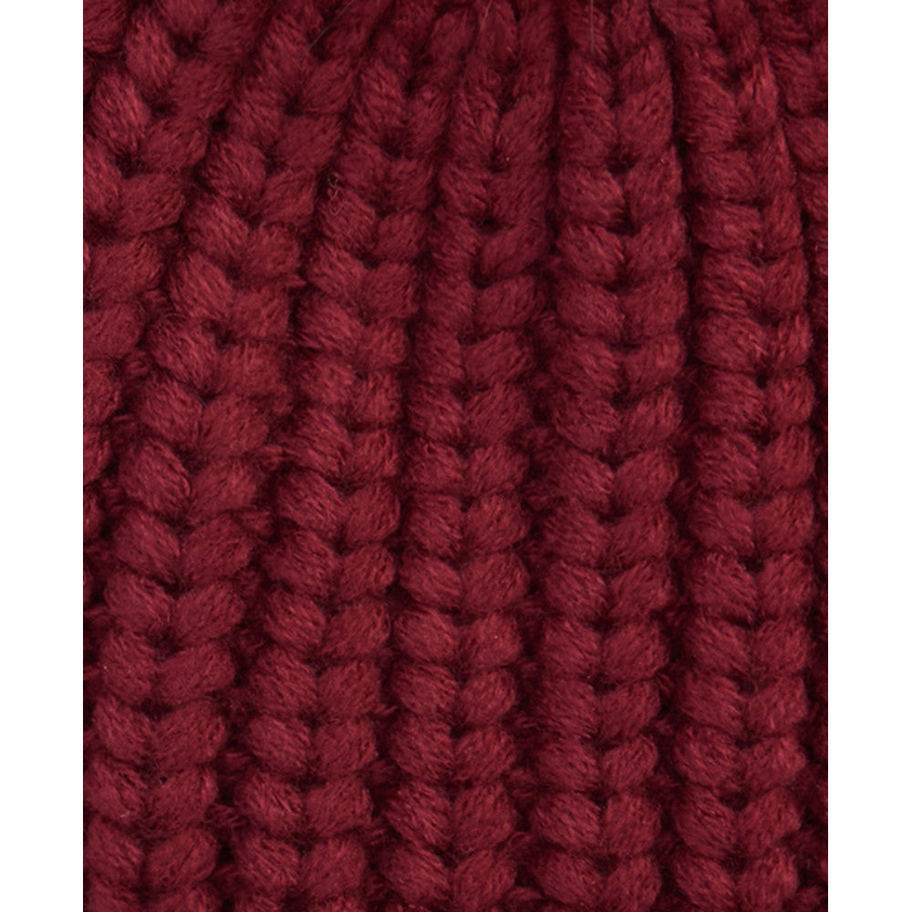 Barbour Saltburn Biking Red Beanie Hat