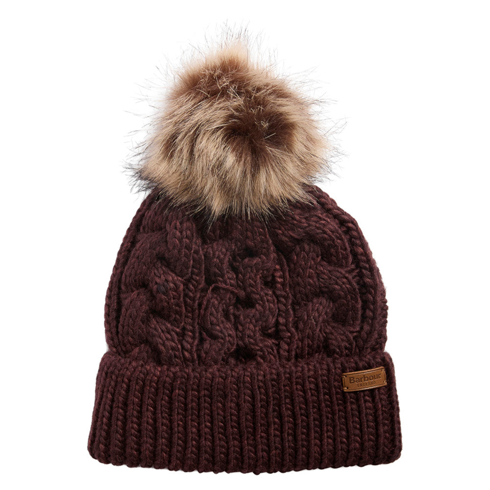 Barbour Penshaw Fig Beanie Hat